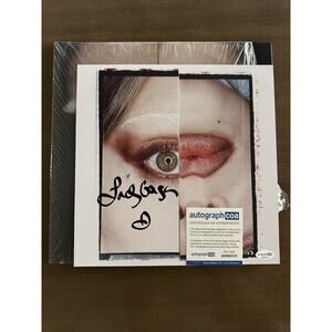 Lady Gaga SIGNED Mayhem 12x12 Art Card Vinyl LP COA #SD86333